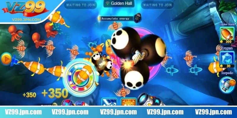 Bombing Fishing VZ99 – Bắn Cá Cực Đã, Thưởng Cực Khủng 3 Game có tính năng bom đạn độc đáo bắn là nổ