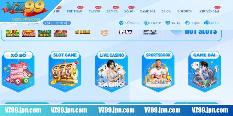 Đăng Ký VZ99 1 Truy cập trang chủ chính để đăng ký VZ99