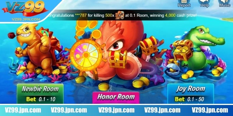 Mega Fishing VZ99 - Chiến Thần Săn Cá Chính Thức Ra Mắt 2 Bet thủ cần nắm được các chế độ khi tham gia