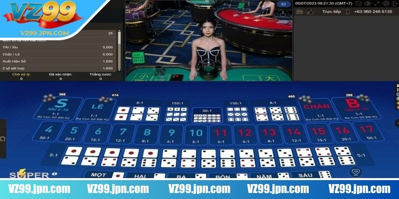 Sicbo VZ99 - Trò Chơi Đỏ Đen Top Đầu Rất Hấp Dẫn Game Thủ 3 Người chơi cần biết quan sát lịch sử kết quả